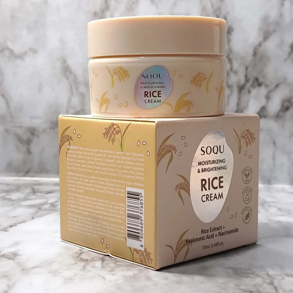 SOQU-Moisturizing & Brightening‎ Rice Cream-Brand New Made In Korea
